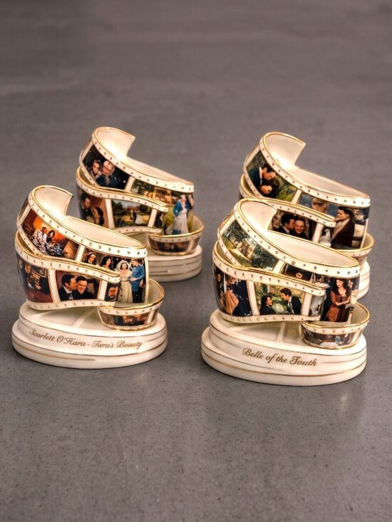 The Bradford Exchange Other - Gone With the Wind Bradford Exchange Porcelain Figurines – Set of 4